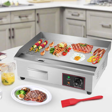 1500W 14 Electric Countertop Griddle Flat Top Commercial Restaurant BBQ  Grill, 1 - Harris Teeter