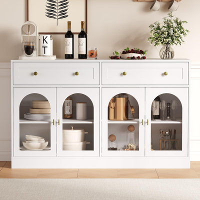 Buffet cannelé blanc GarveeHome