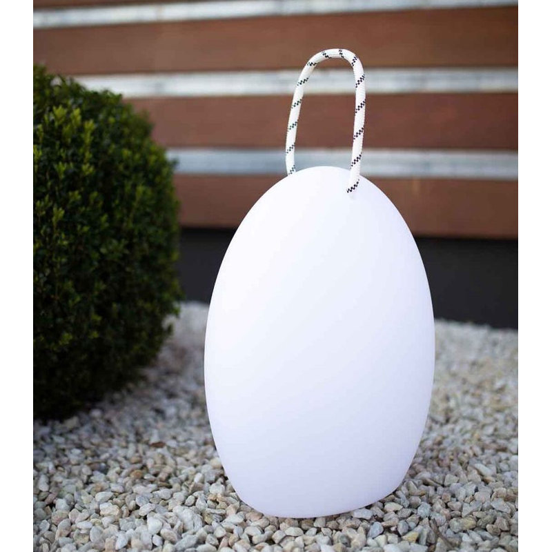 Amande Corde LED Outdoor Table Lamp, 15.6" H x 12.1" W x 7.7" D