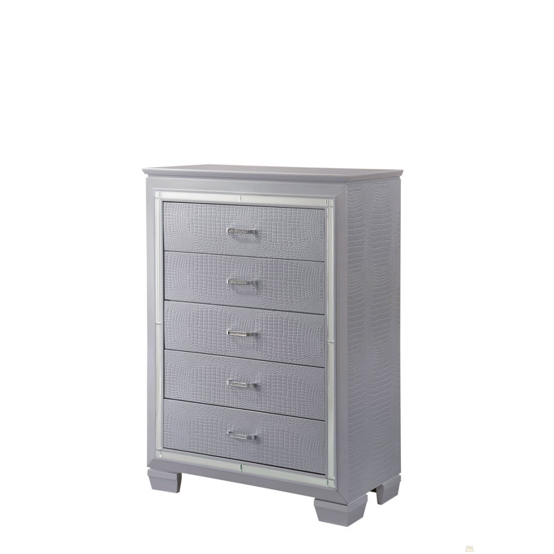 Miroir de salle de bain moderne à 5 tiroirs 1Pc