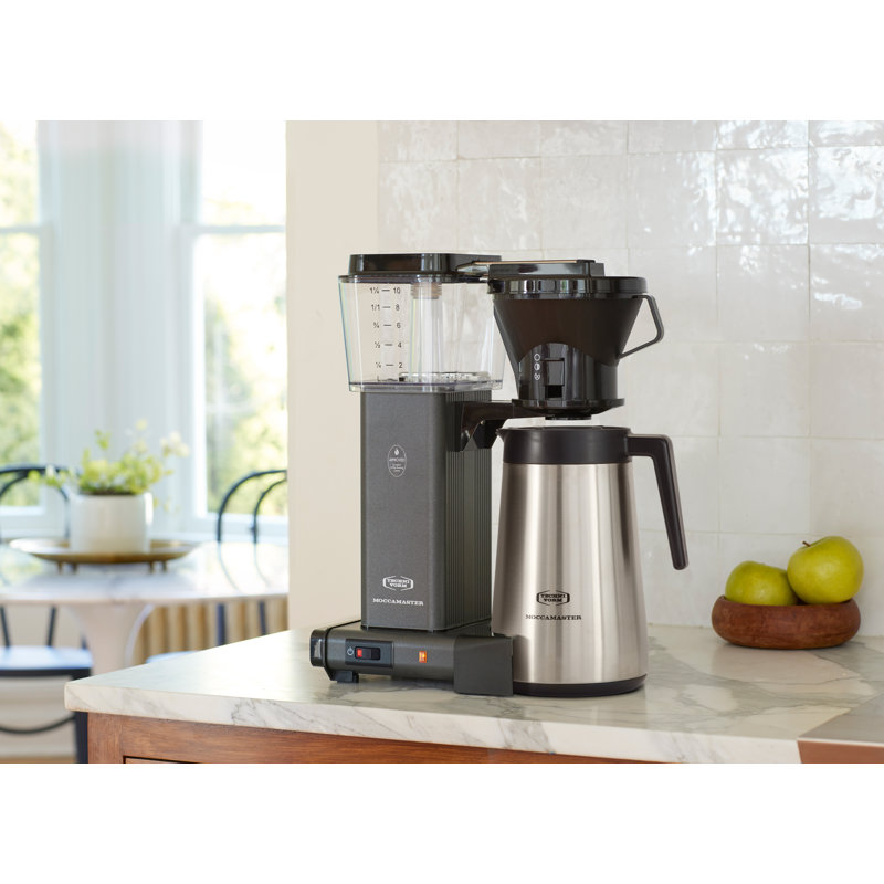 Cafetière de 10 tasses KBT de Moccamaster, Gris Pierre