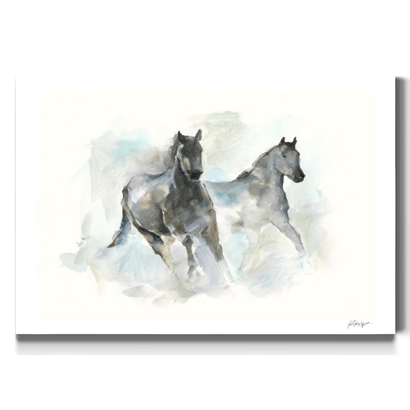 « Run Free I »-reproduction sur toile tendue, H 48 po x l 32 po x P 1 po