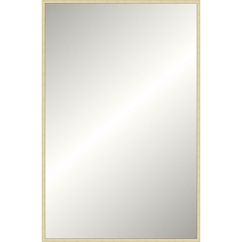 Floater 2 Solid Wood Mirror, Antique Silver, Rectangle, 35.25" x 23.25"