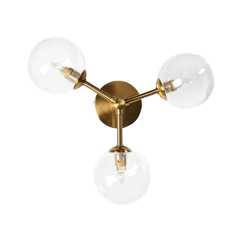MARICAO 3 - Light Brass Geometric Pendant