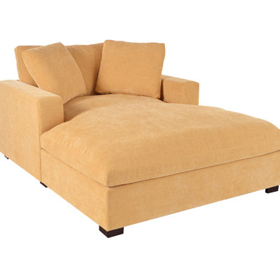 Oversized Chaise Lounge 53.5''X70.9'' - Frame, Solid Wood Legs, Soft Fabric, Classic Beauty, Relax And Have A Time Chair , Elegance, Here