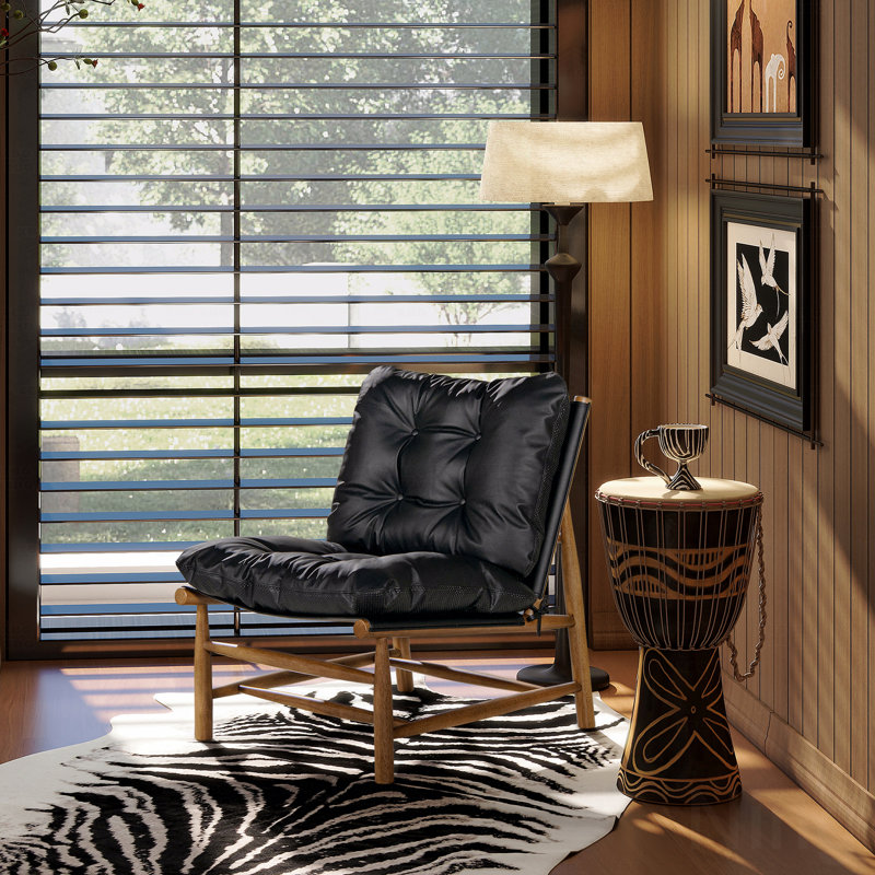 Fauteuil d'appoint 26,5 po Mid-Century