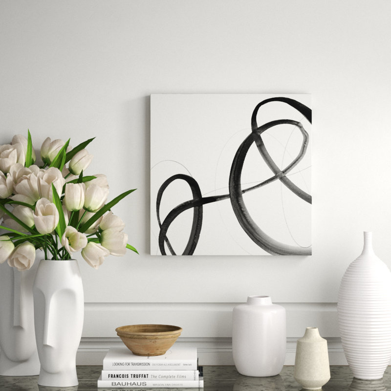 Heartbeat Note II Print by Barclay Butera, 20" H x 20" W x 1.5" D, Glass Coat