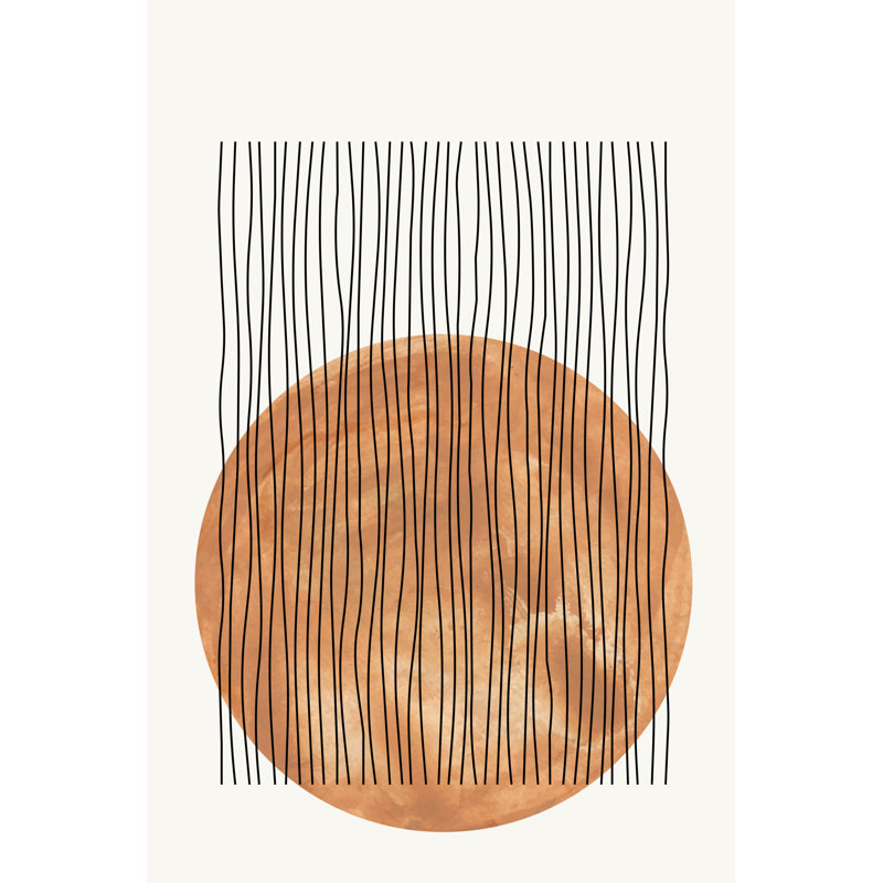 Natural Shapes Abstract - Wrapped Canvas Painting, 76cm H x 51cm W x 3.8 cm D