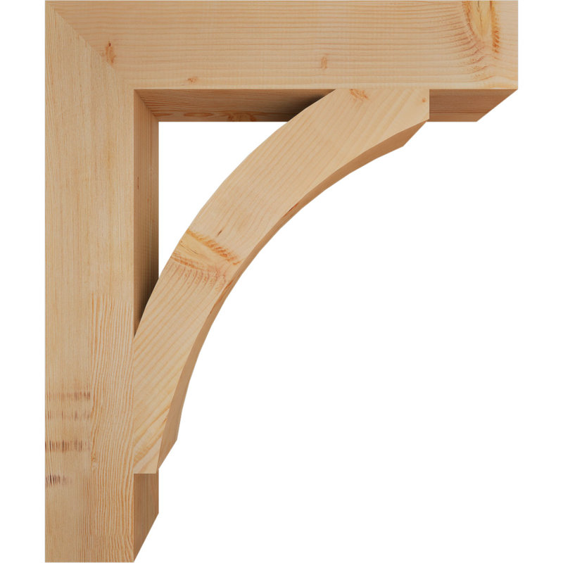 Support de bloc lisse Thorton l 5 5 po x P 32 po x H 38 po, sapin Douglas, Sapin de Douglas, H 38 po x l 5,5 po x P 32 po