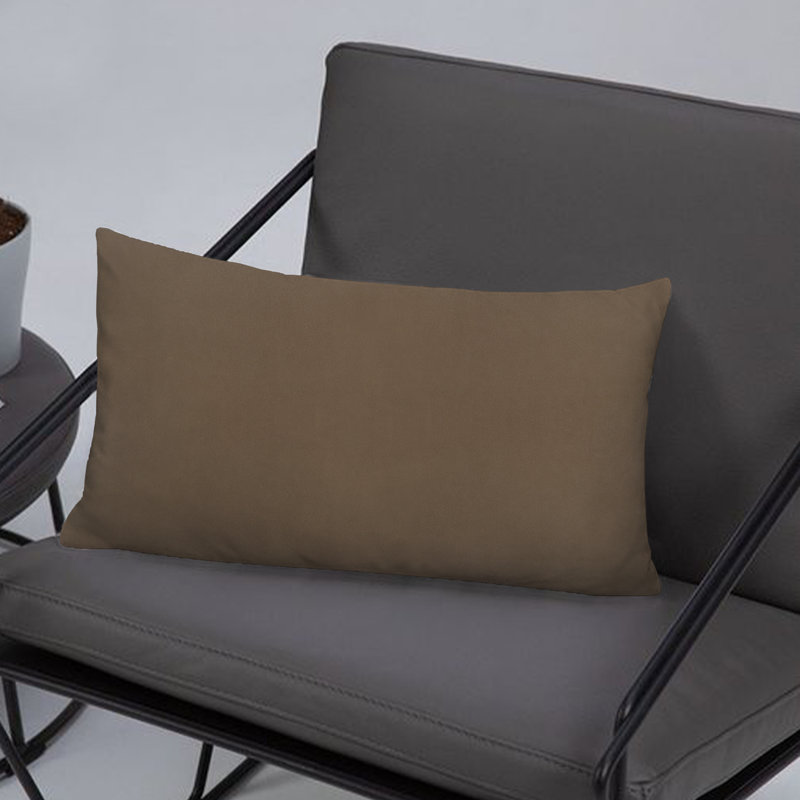 A1HC Luxurious Fine Soft Velvet Throw Pillow Cover, Cocoa, 12" x 20"