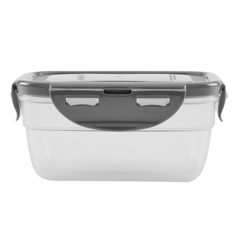 Gray BPA-Free Plastic Meal Prep Food Storage Container Set, 30-Piece