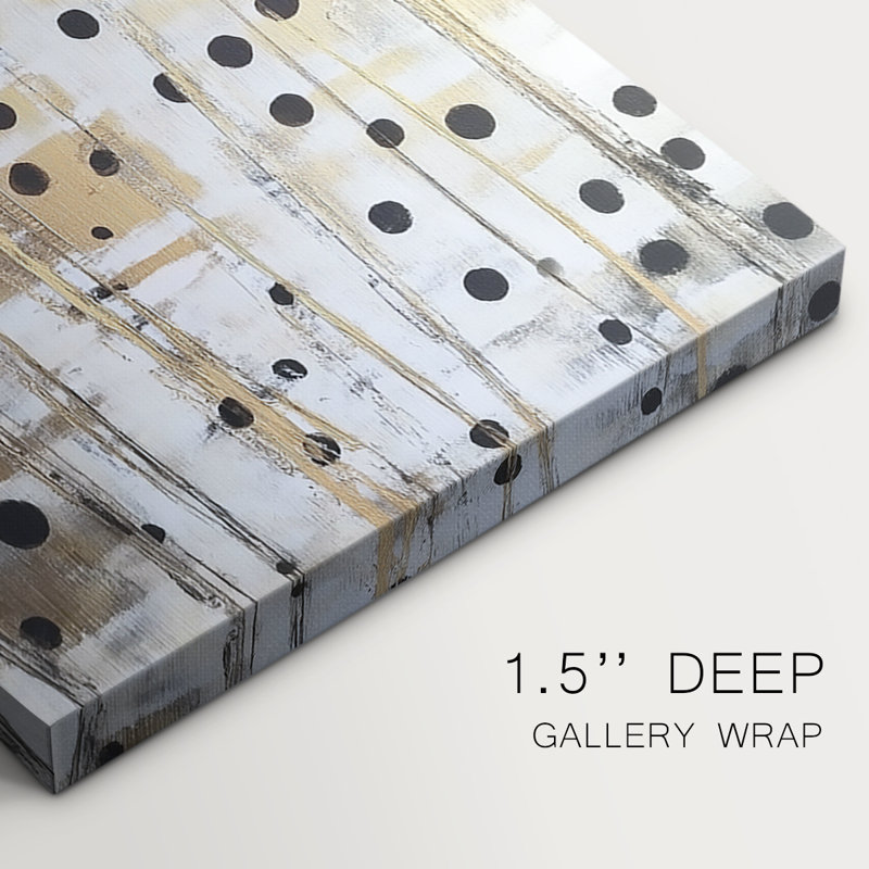 ABSTRACT Series CMXV - Toile tendue sur mesure - 3 pièces, H 12 po x l 24 po