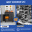 Mobile Tool Storage Cabinet - Garage Organizer With Lockable Compartment & 4 Drawers