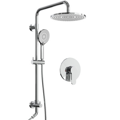 10" Wall Mount Rainfall Shower System
