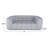 Melange Tufted Curved Sofa