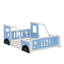 Lit plateforme double classique en forme de voiture avec roulettes-1416845720