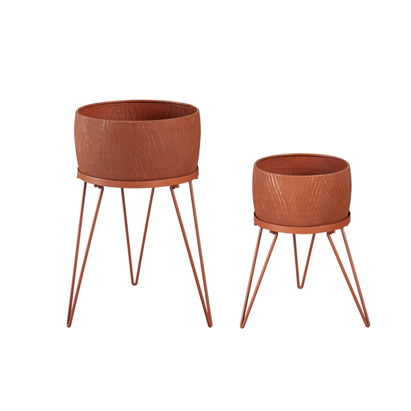 Huron Metal Elevated Planter