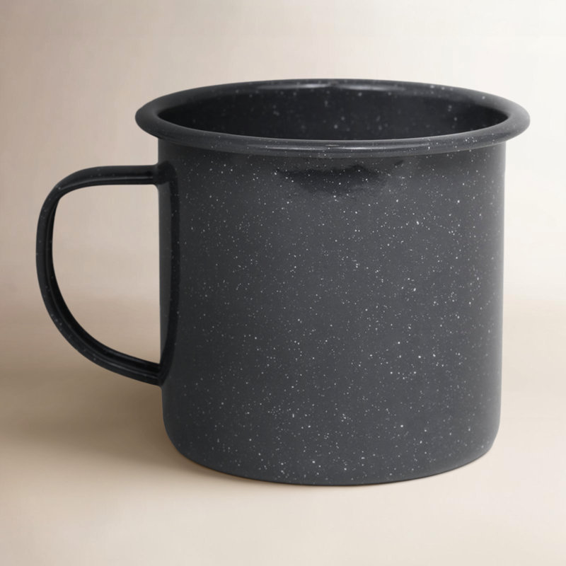Stinson Enamelware Mug, Gray