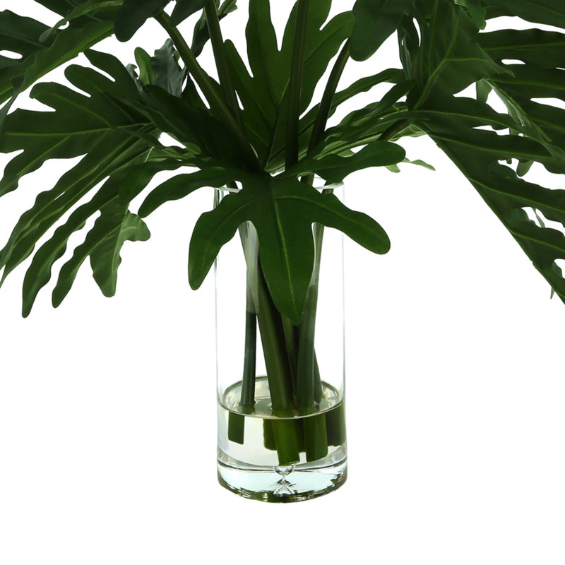 Organic Modern Faux Philodendron, 28"H x 29" W x 29"D