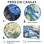 «Ilyena Hydrangeas By The Waterfall II», art mural hortensias-457554366-457554354-368566850