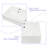 White Ceramic Rectangular Wall Mounted Bathroom Sink - 21"X16". Stylish European Style With Faucet Hole And Overflow. Arc Beautiful. Elegant Gracious. Ceramic. Low Water Absorption. Acid Stain