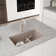 Precis SILGRANIT 33" 60/40 Reversible Double Bowl Undermount Kitchen Sink with Low Divide