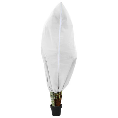 Vidaxl Frost Protection Plant Fleece Covers 5 Pcs White 1.55 X 1.55 M