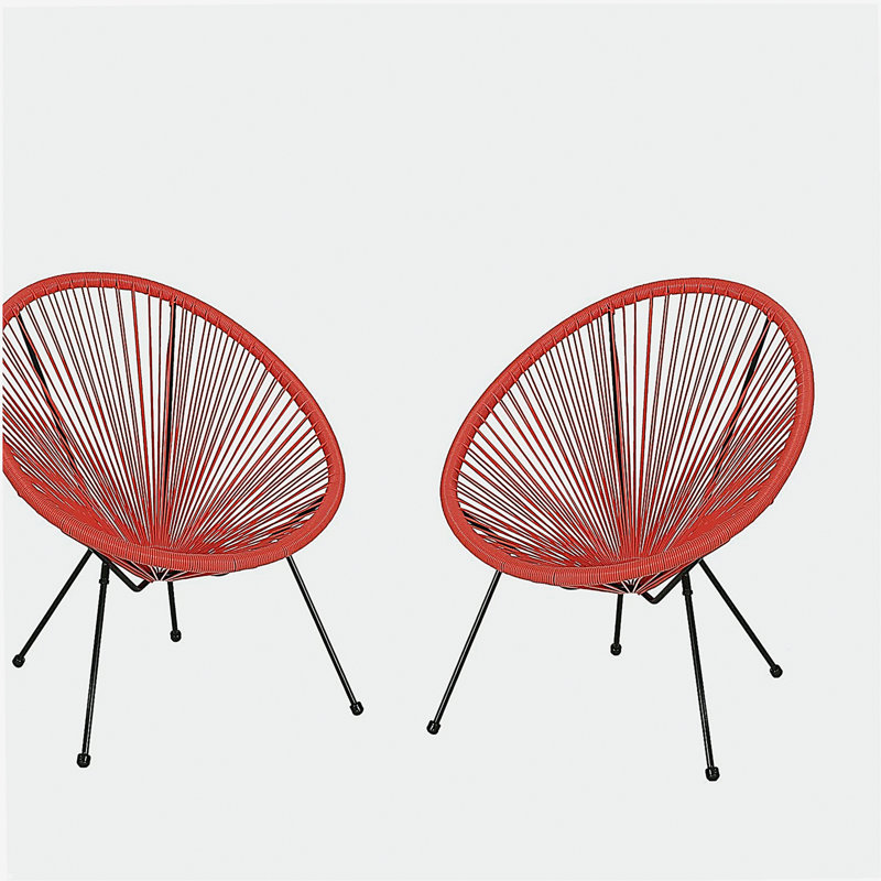 Chaise Anson (ensemble de 2) - Orange