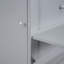 Lit double avec fonction de charge et tablettes amovibles, gris - Économisez des tablettes dans votre chambre à coucher-307798673-307798675
