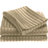 Microfiber Striped Sheet Set-29768413-29768415