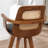 Clero Swivel Faux Leather Counter Stool With Rattan Back-1138019682-1138019678