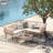 L-Shape Outdoor 5-Person Sofa Seating Group With Cushions-287616954