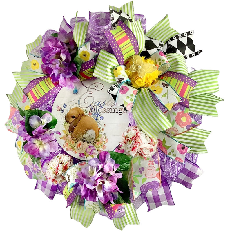 Couronne lumineuse en maille 18 po