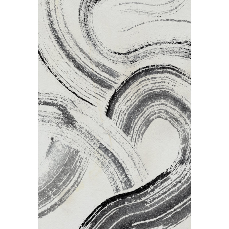 Zen Flow I - Painting, 91cm H x 61cm W, Wrapped Canvas