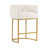 27"Upholstered Counter Stools With Curved Barrel Back, Metal Frame And Footrest-122510224