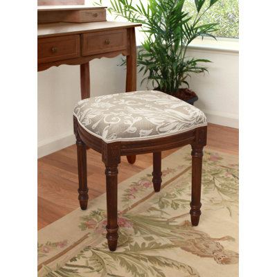 Camilly Solid Wood Accent Stool