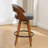 Deherrera Modern Swivel Linen Counter Stool And Bar Stool (Set Of 3)-165949343-165949341