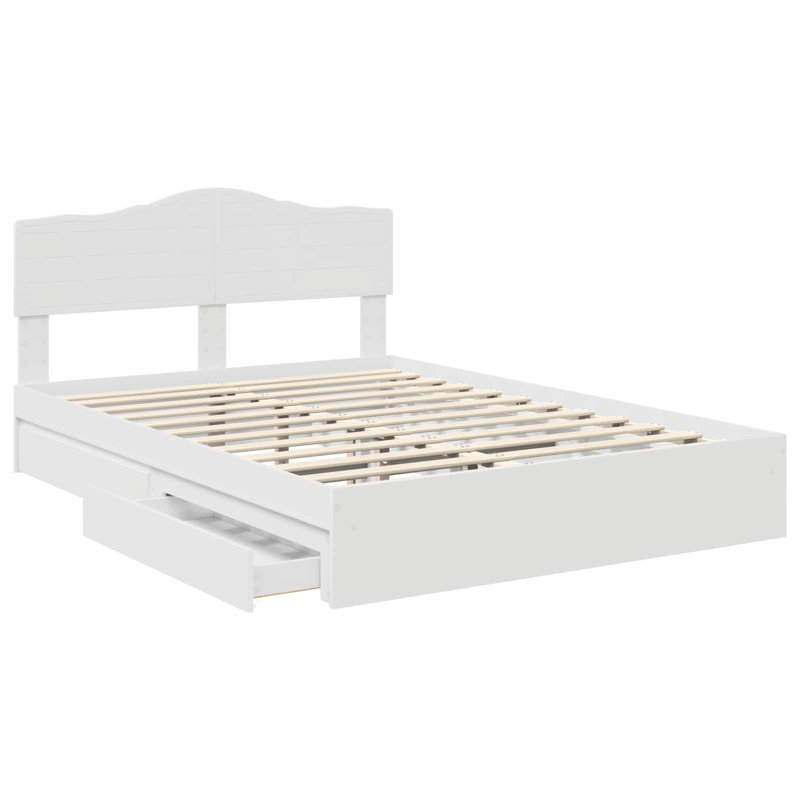 Bed, European Double (140 x 200 cm), White