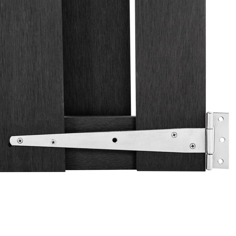 Turaco 3' x 5' (1m x 1.5m) Wood Plastic Composite Gate, 120cm H x 100cm W