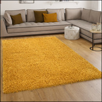 cm Kurzflor 0,6cm) - (0 zum Verlieben Teppiche: Alle Gelb Gold; &