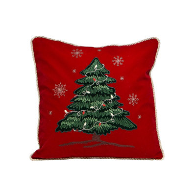 Housse de coussin carrée à motif de casse-noisette de Noël Anscombe