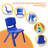 12Pcs Stackable School Chairs, Colorful Kids Plastic Chair for Toddlers-120744399-126130924