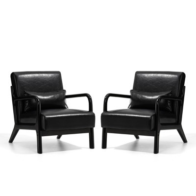 Fauteuil en cuir Jabarius