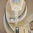 21 Lights Chandelier Crystal Dimmable Light Gold
