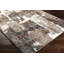Tapis crème / vert foncé à poils longs Maestas-1133665189-1195595640