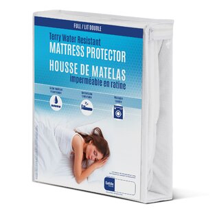 Protective mattress cover, breathing with elastic