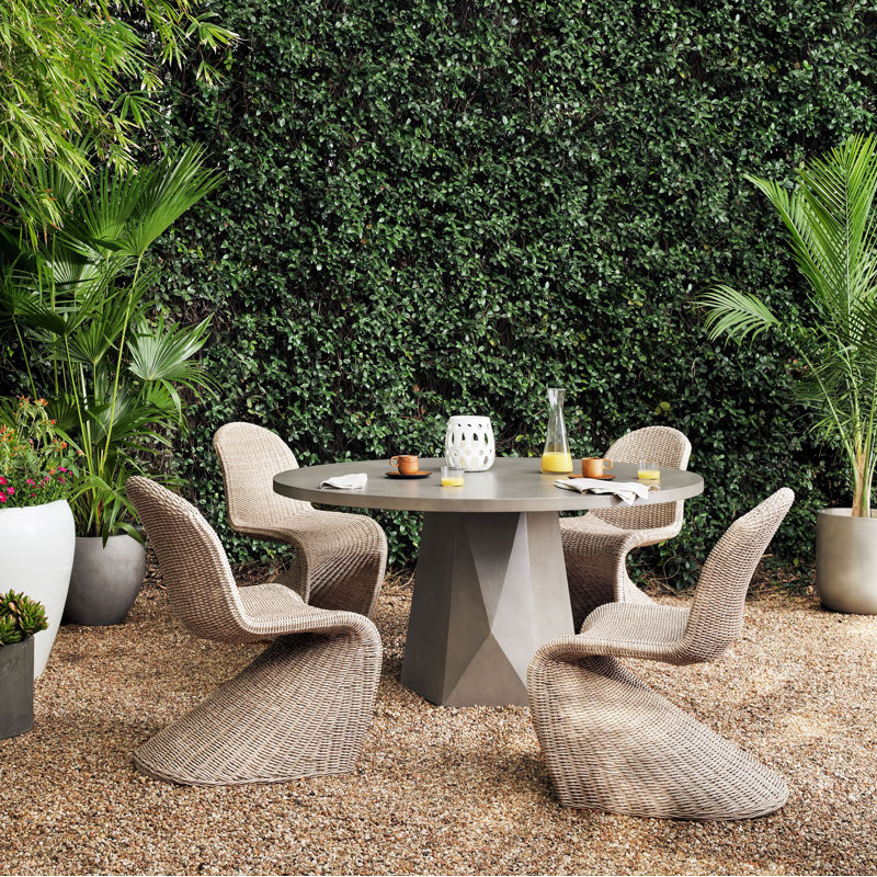 Portia Patio Chair, Neutral Tan