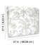 Tropical Sketch Toile Cork,Toile Wallpaper-92080039