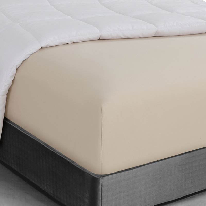 Drap-housse en microfibre Swift Home, Crème
