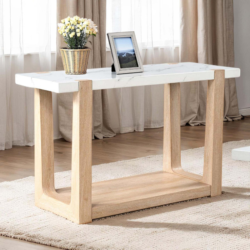 Table de canapé 1Pc, Naturel